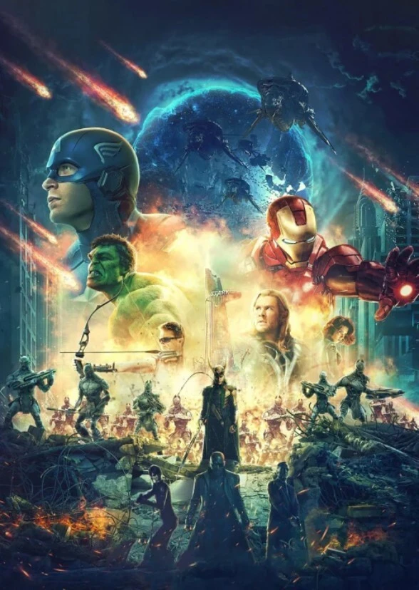 The Avengers with European actors and actresses only
