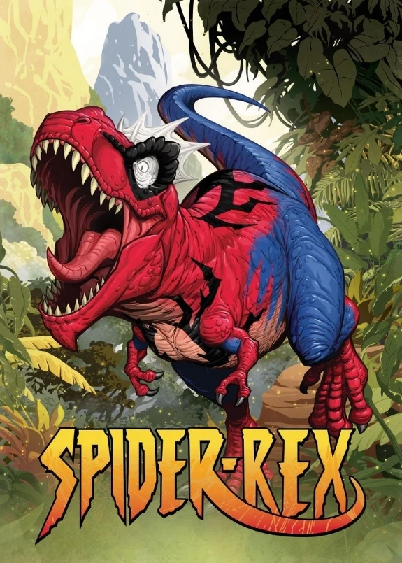 Keith David as spider man T-Rex 🦖