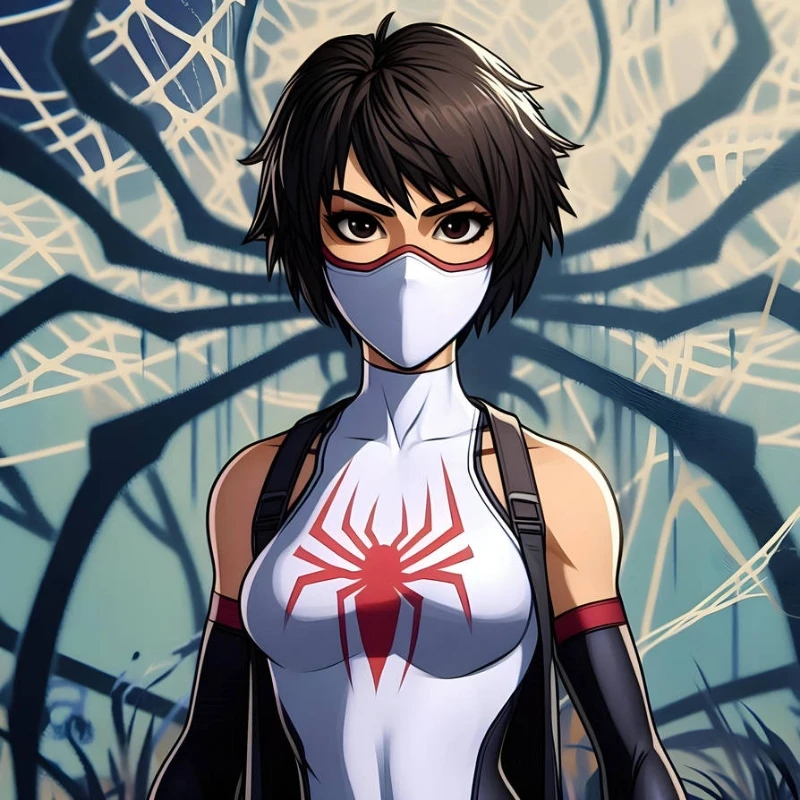 Stephanie husu as slik Cindy moon animated Style 