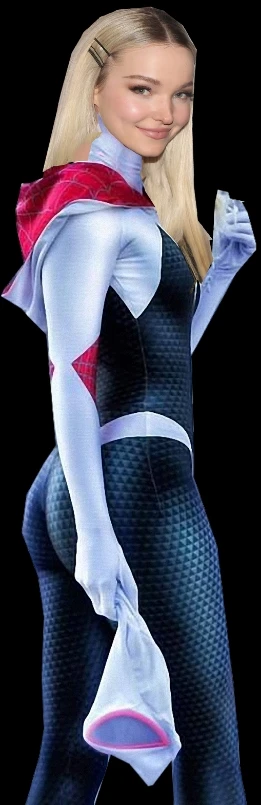 Dove Cameron as ghost spider kade animated Style 