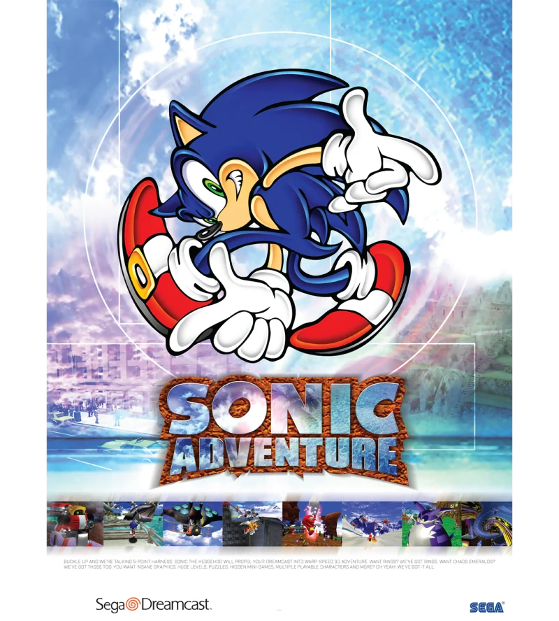 Sonic Adventure (1998) (Universal Interactive Studios and Sega)