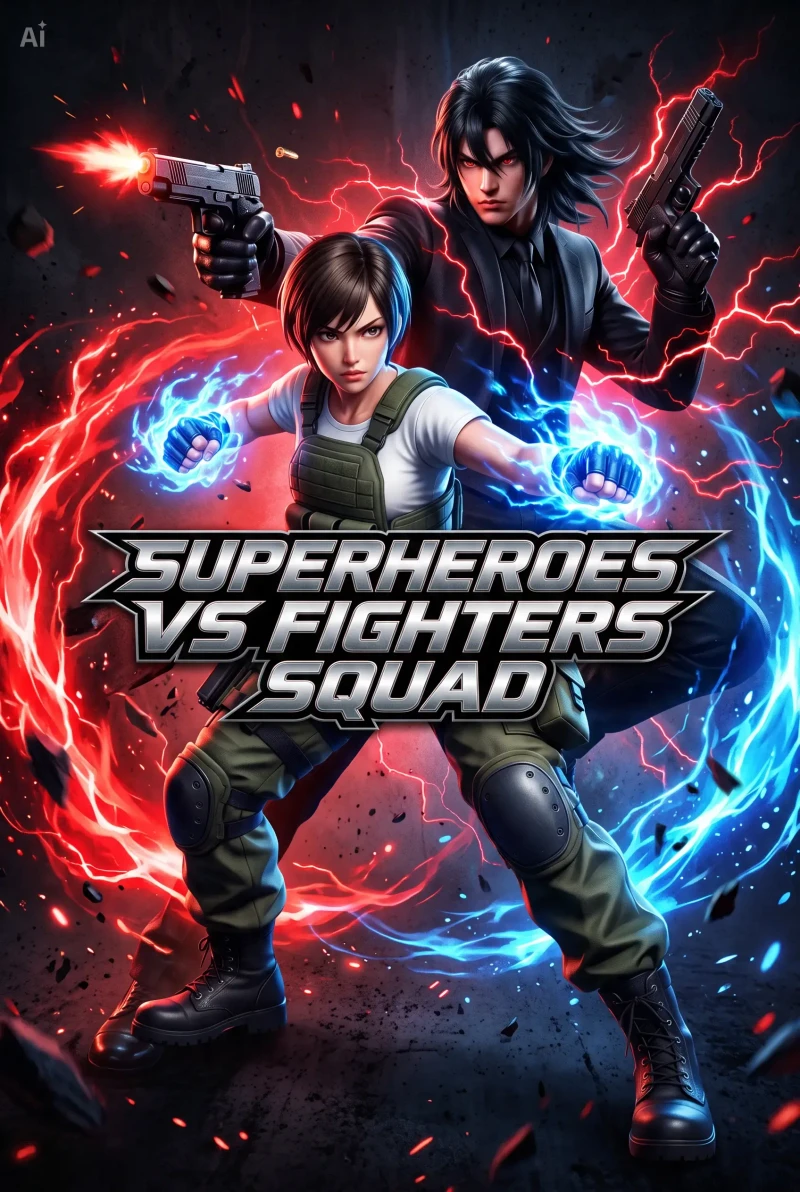 Heroes Vs Fighters Squad (Video Game Japanese Dub)