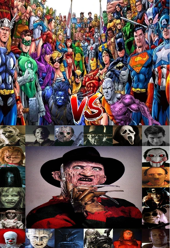 Heroes vs Horror Villians
