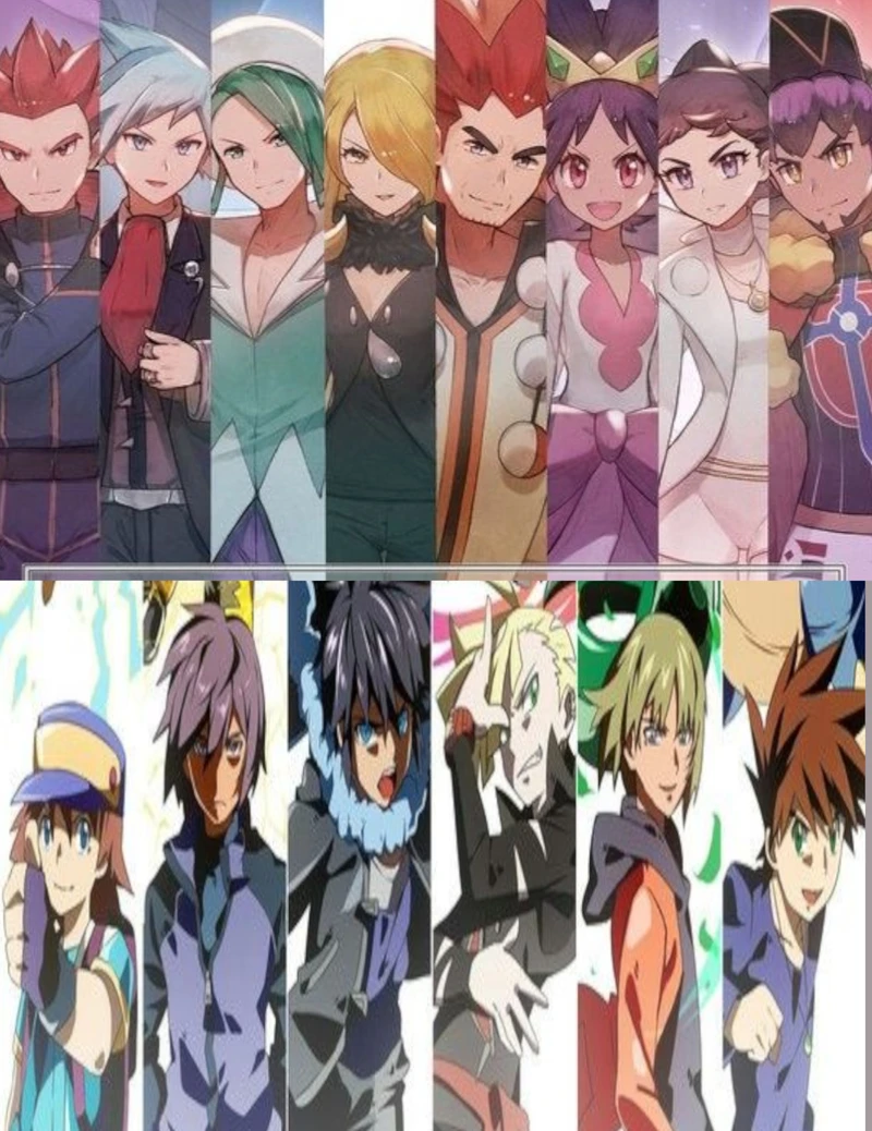 Pokemon Anime Headcanon voices Part 4: Rivals and Champions