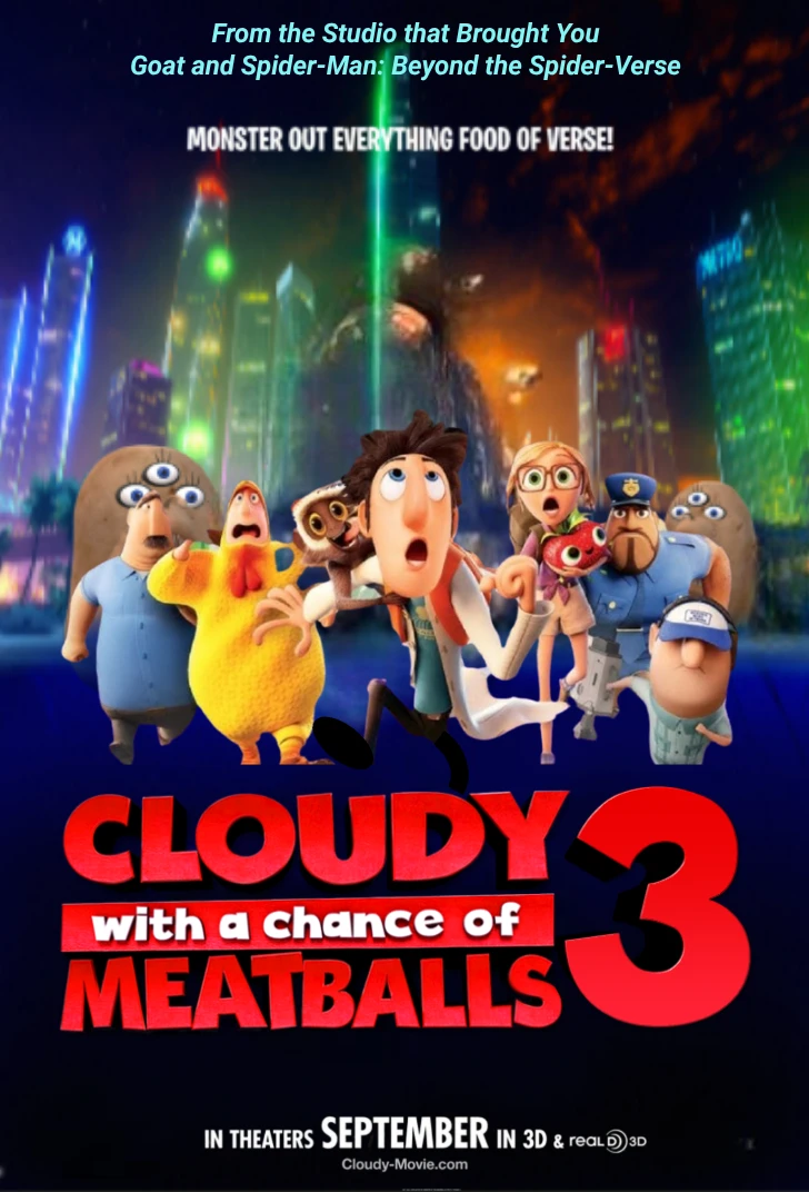 Cloudy with a Chance of Meatballs 3 (2028)