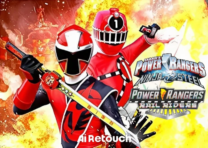 Power Rangers Ninja Steel Team Up By Rail Riders Rangers