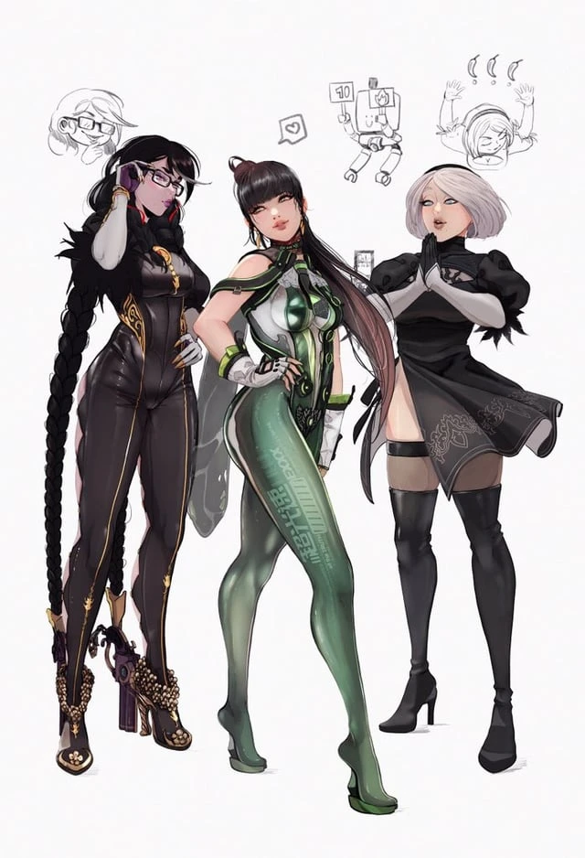 Actresses to Play Bayonetta & 2B & EVE
