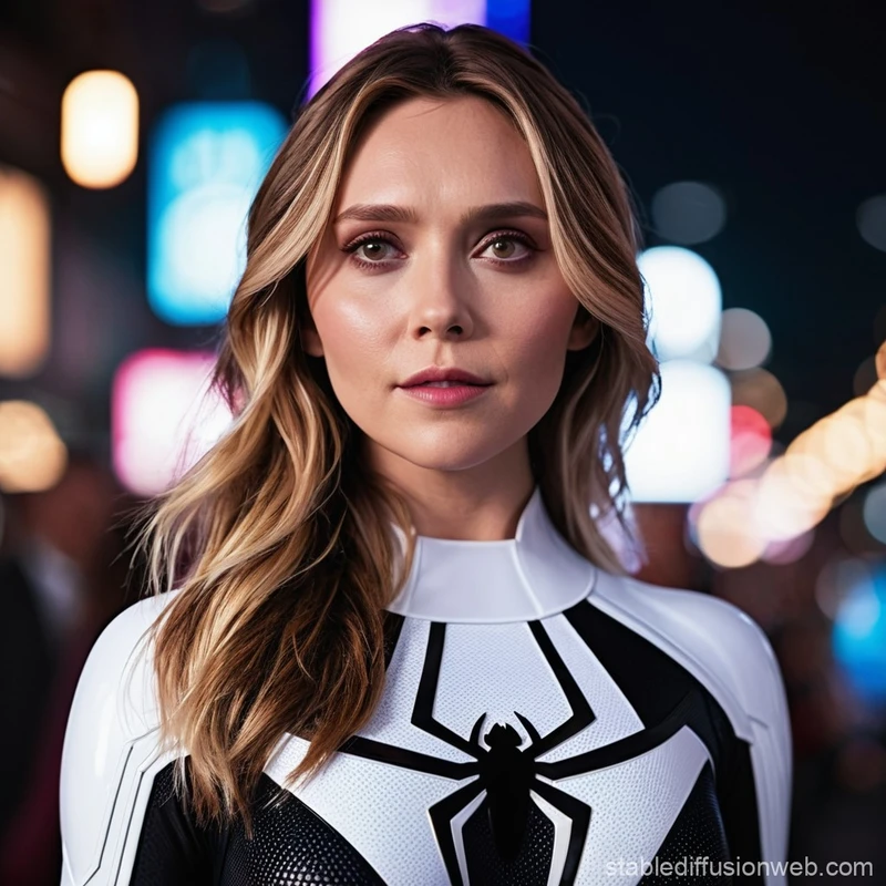 Elizabeth Olsen as spider Gwen MCU.