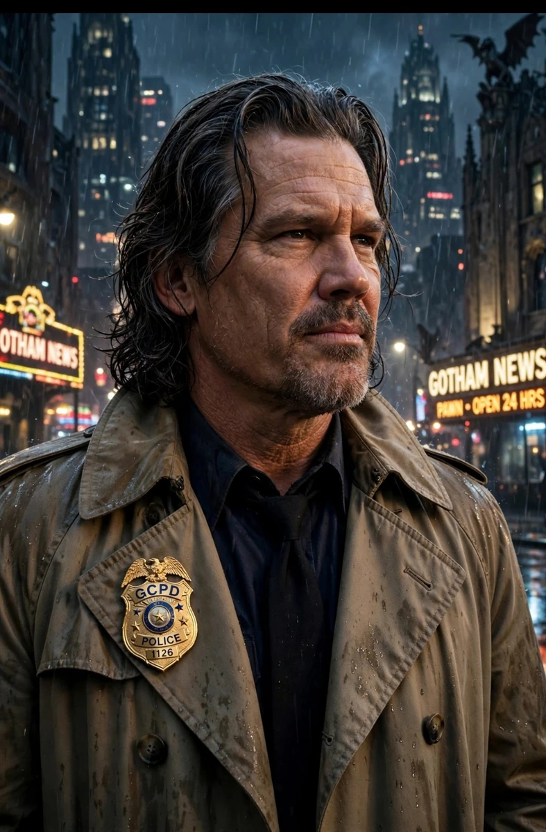Josh Brolin as Comisioner James Gordon in Matt Reeves The Batman