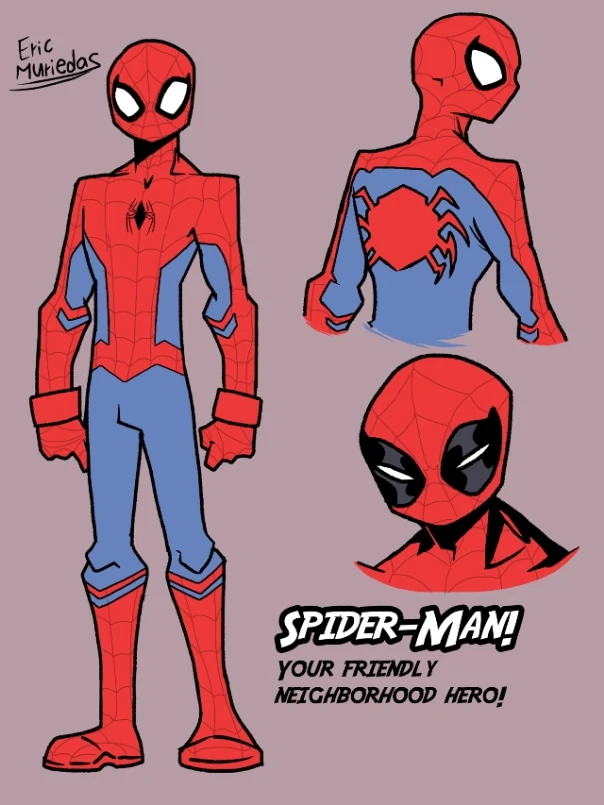 Sally's flied as spider mam.