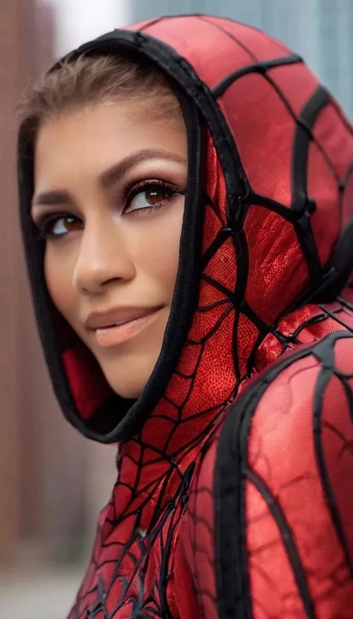 Zeyndya as Muslim spider woman