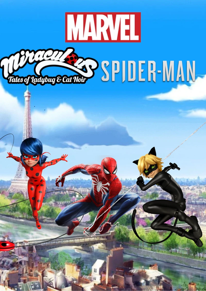 Marvel Miraculous: Tales of Spider-Man, Ladybug, and Cat Noir Poster