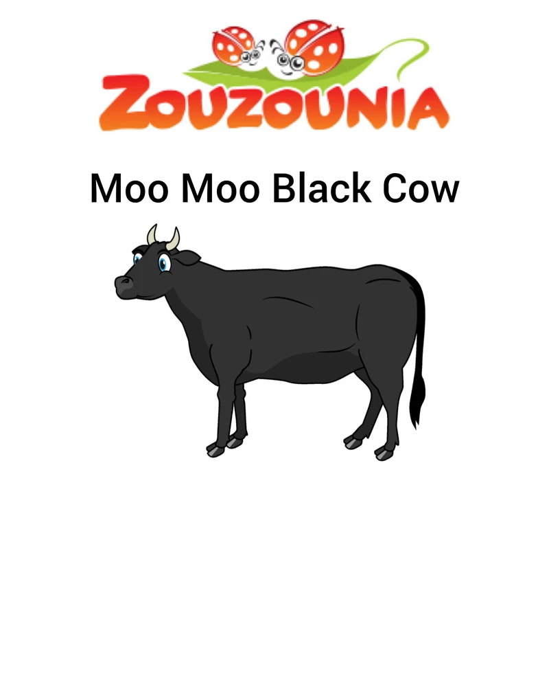 Zouzounia:Moo Moo Black Cow Song