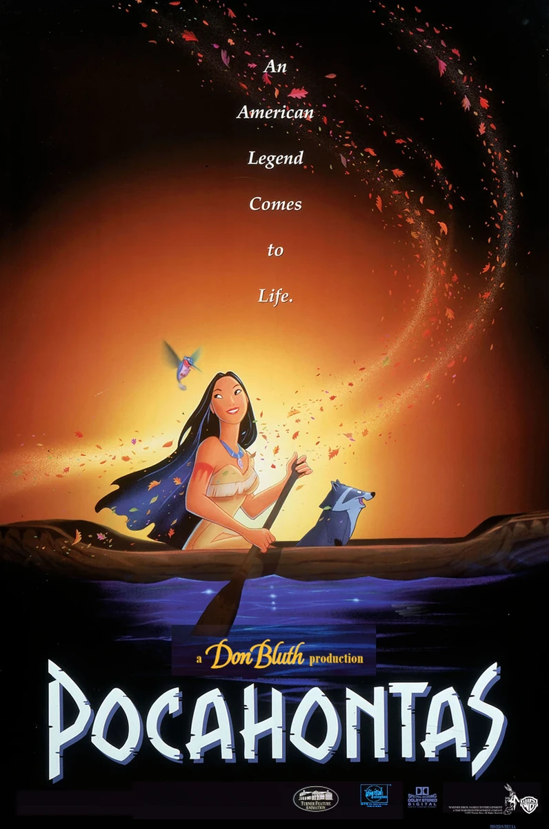 Pocahontas (1995 film; Warner Bros. / Turner Feature Animation / Don Bluth)