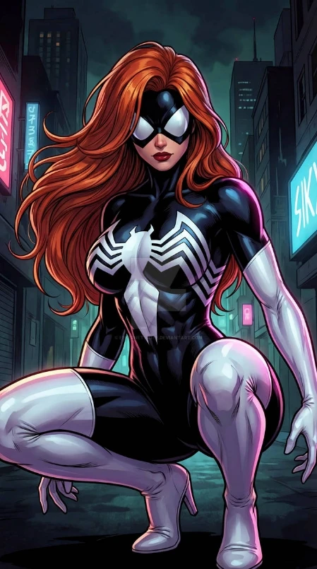 Isea Rea as spider woman Julia Web chapter