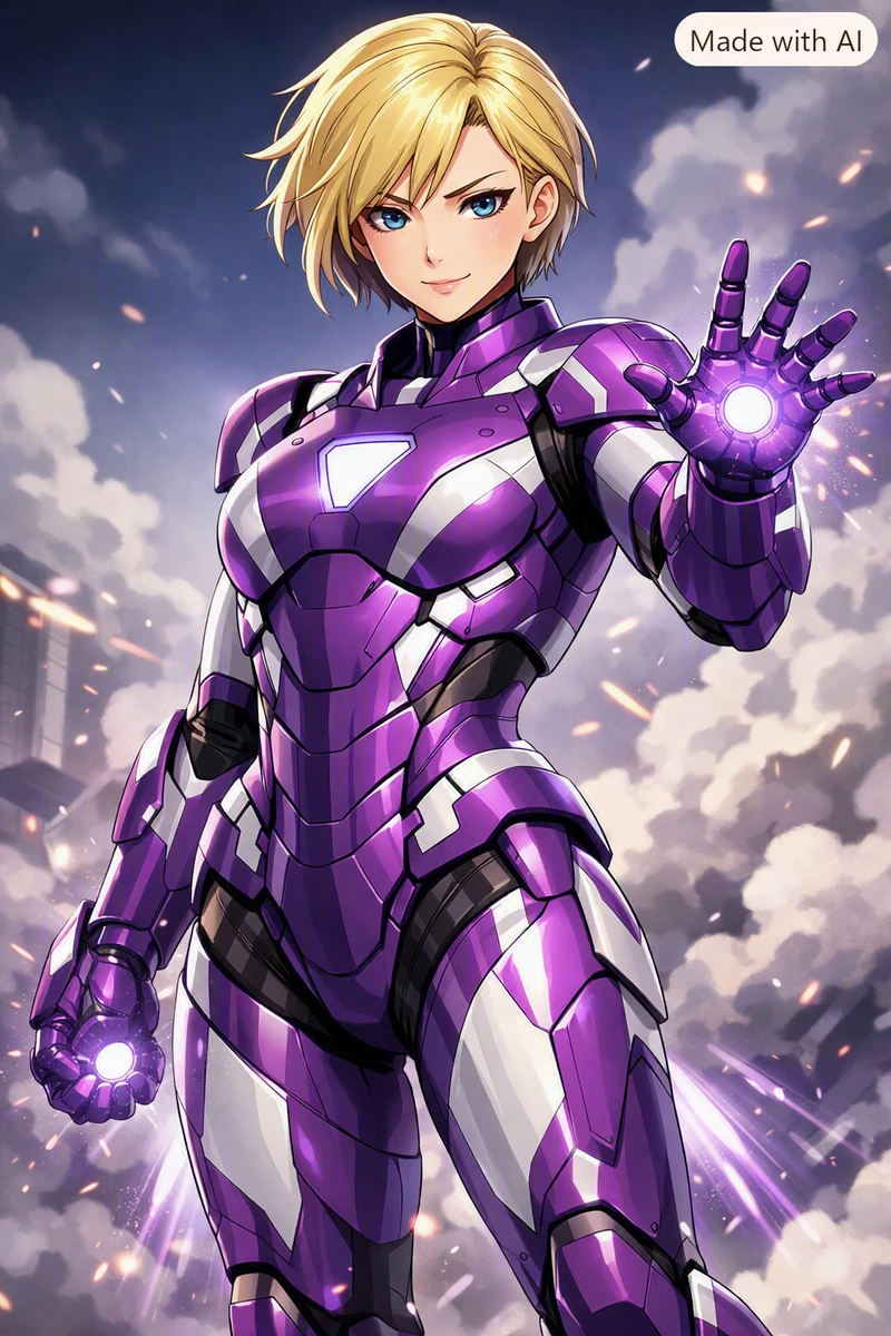 Emma Stone as iron Man Gwen