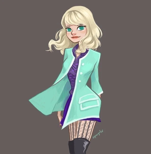 Emma Stone as utmite Gwen Stacey 