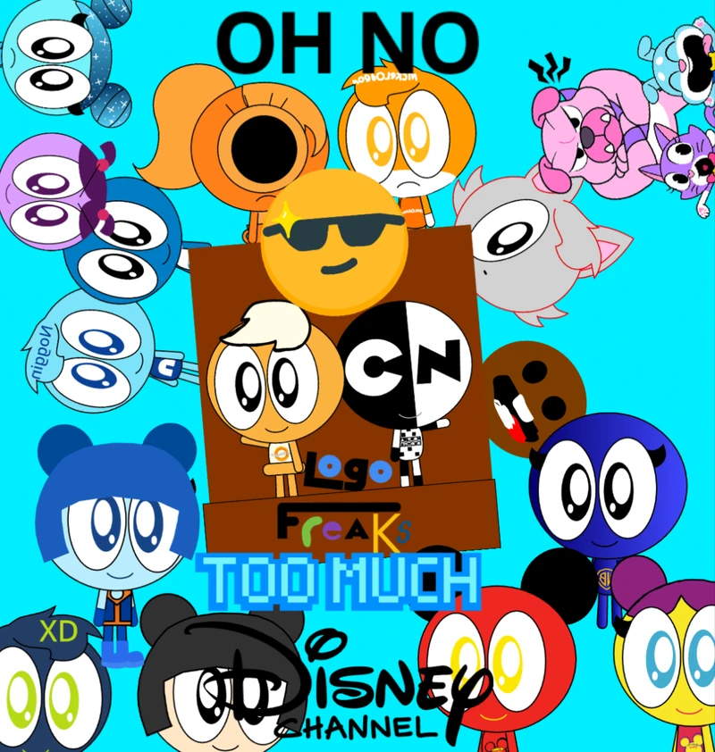 Logo Freaks Too Much Disney Channels