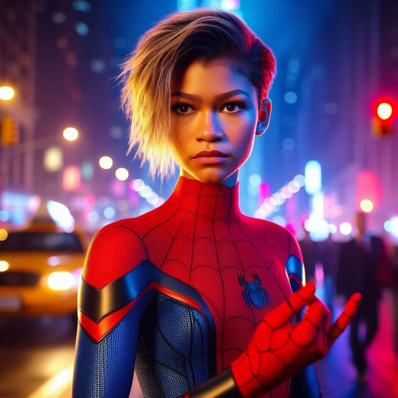 Zeyenda As spider girl May Day Parker