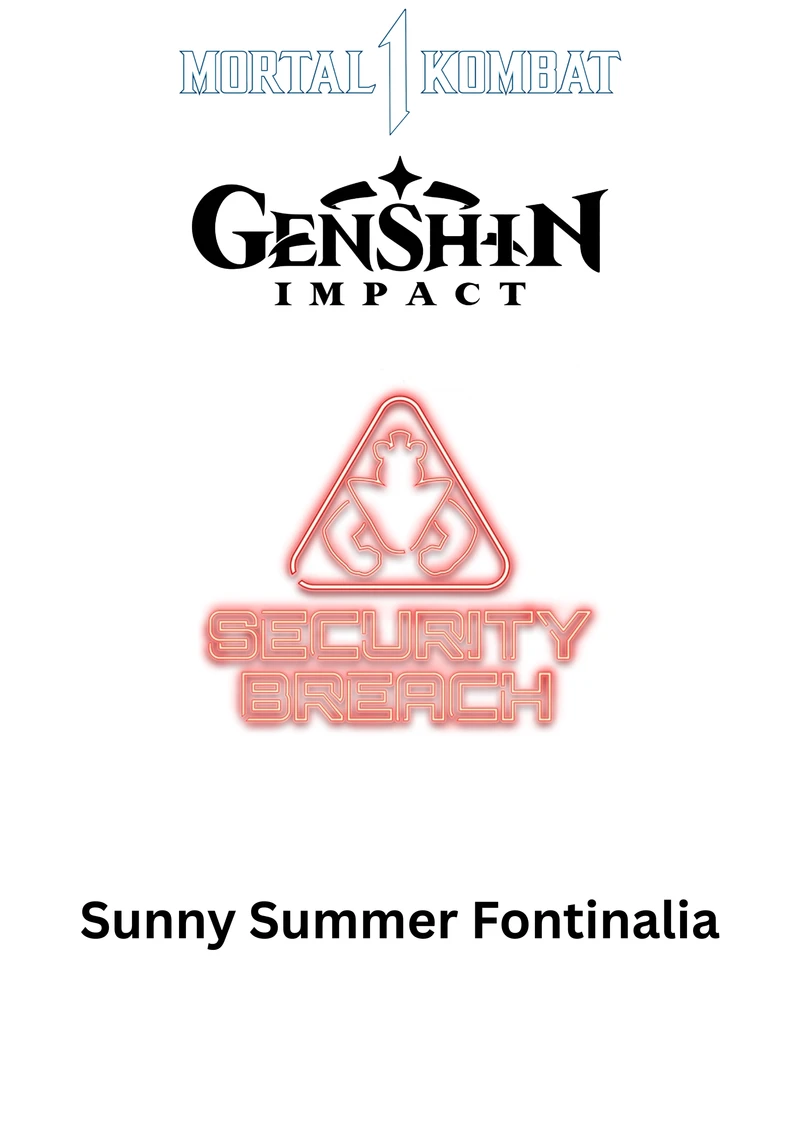 MK X GI X FNAF:SB - Sunny Summer Fontinalia