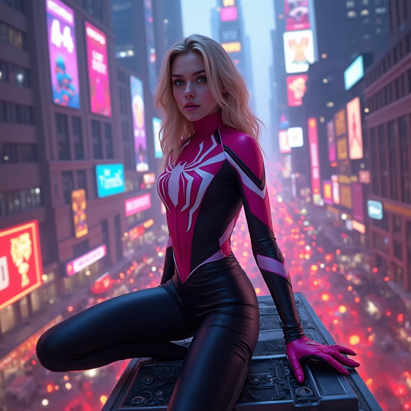 Bella Ramsey as spider Gwen 2099