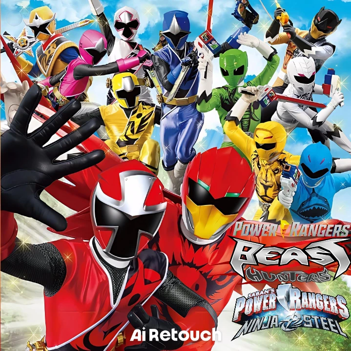Power Rangers Beast Hunters Team Up With Ninja Steel Rangers