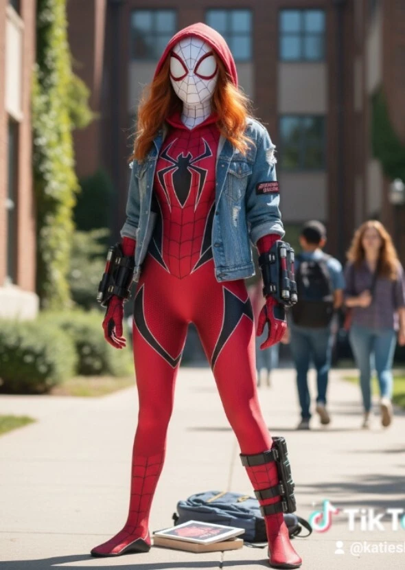 Zeyndya as Scarlett spider Gwen 