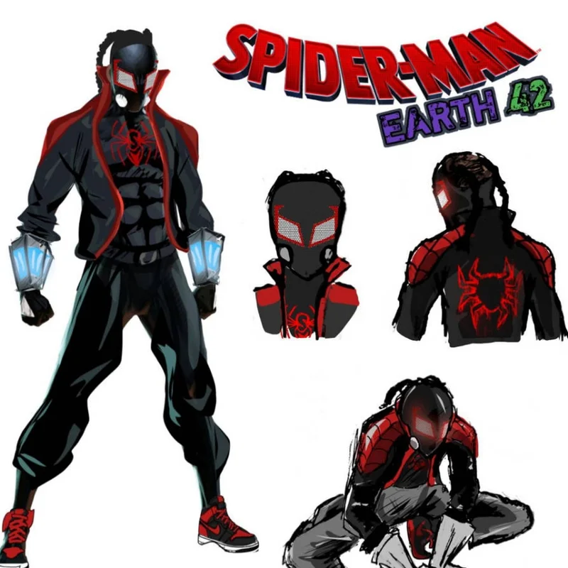 Jharell joreme as spider man goat 🐐 Miles Morales