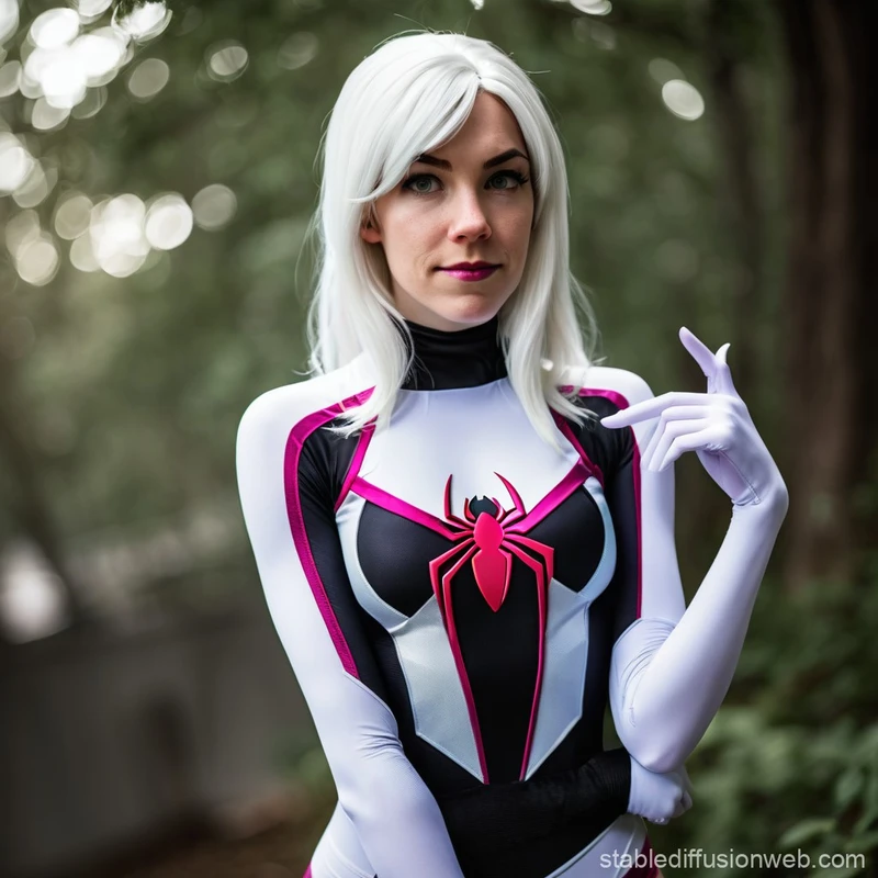 Sydney Sweeney as ghost spider man live in the MCU earth 34.