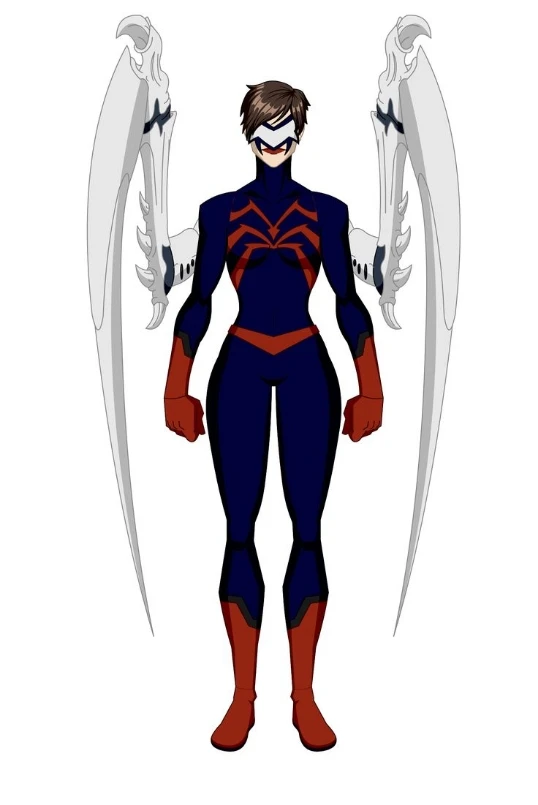 Kieran shipka as spider woman Mattie Franklin animated Style from earth 616t.