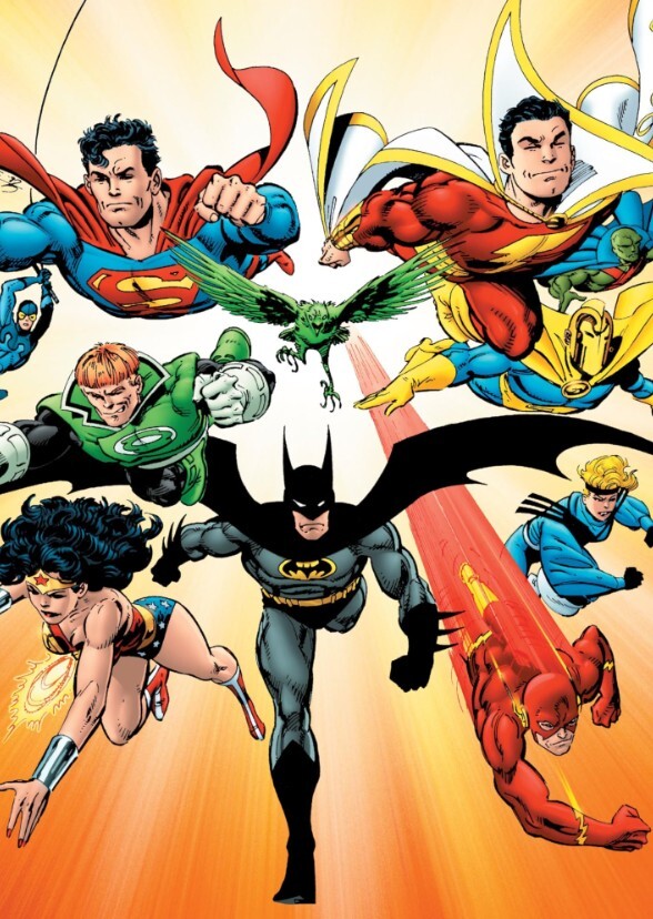 Voices I hear reading DC Comics