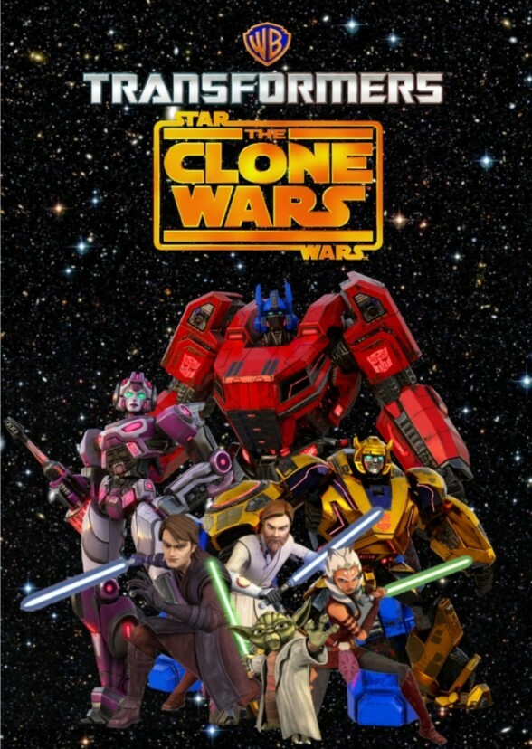WARNER BROS TRANSFORMERS STAR WARS THE CLONE WARS 