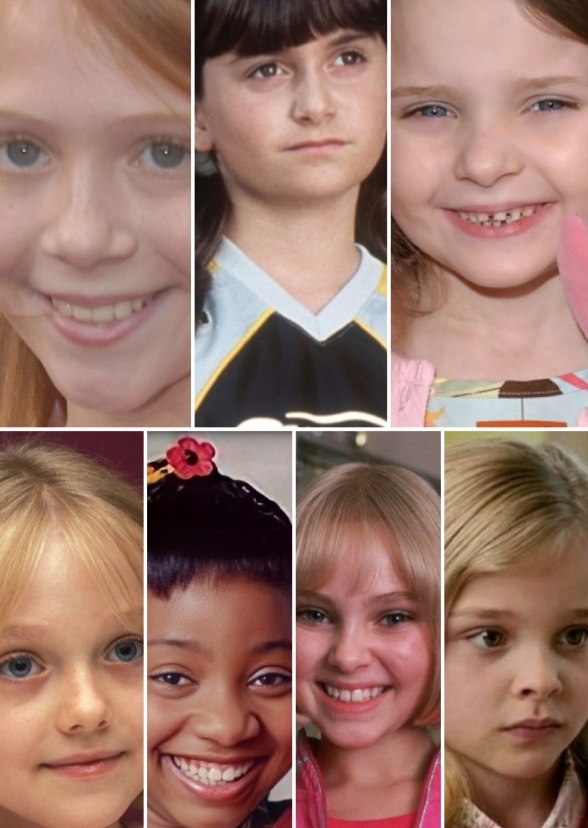 What characters would 2000s child actors and actresses play?