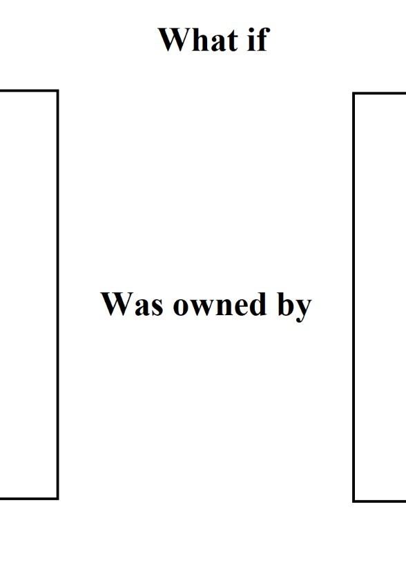 What If Franchise Was Owned by Company (My Version.) 