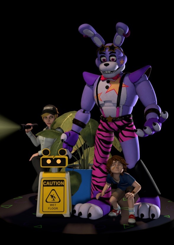 What if Glamrock Bonnie and Vanessa help Gregory?