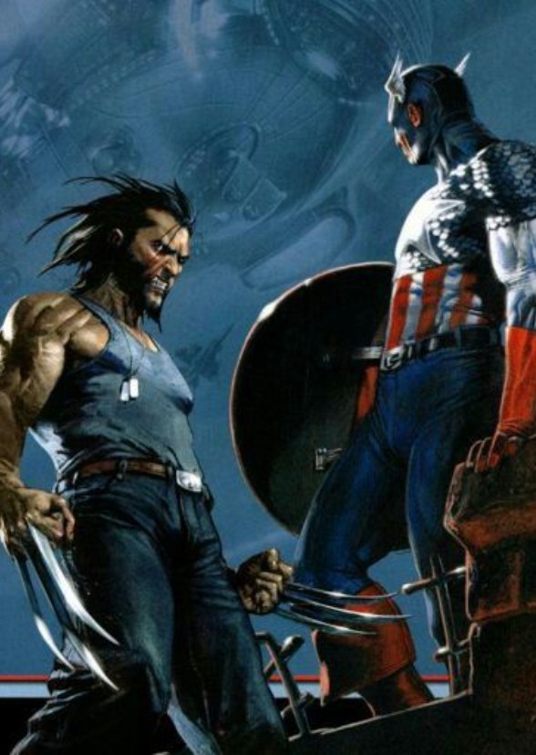 Wolverine and Capitain America