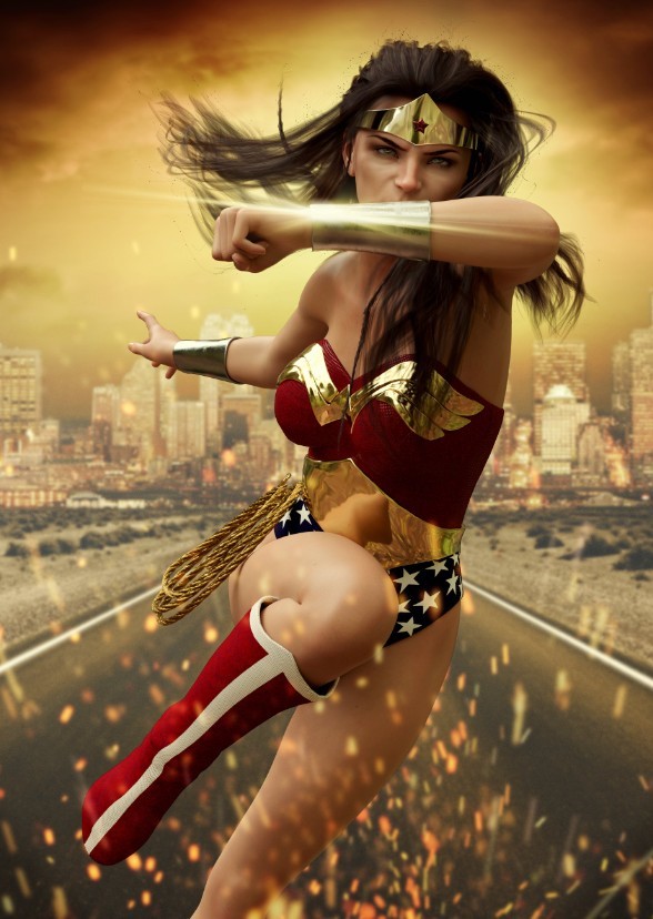Wonder Woman: decade long battle
