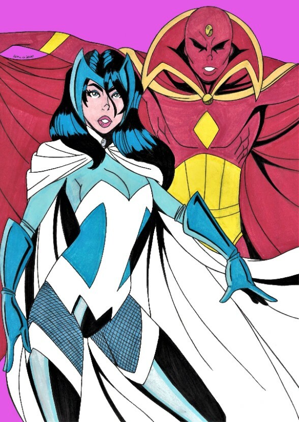 Zatanna and The Red Tornado