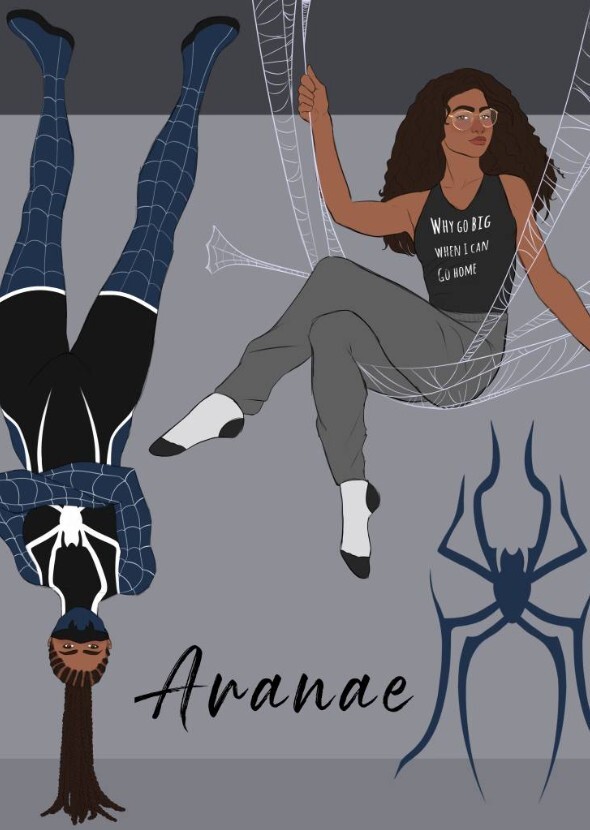 Zendaya as spider Archie Kade