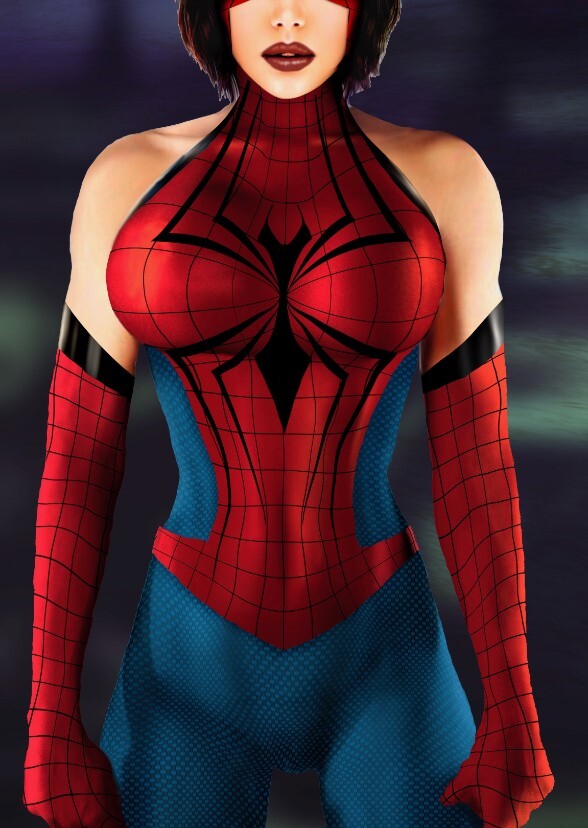 Zeyndya as spider woman Ashley Barton