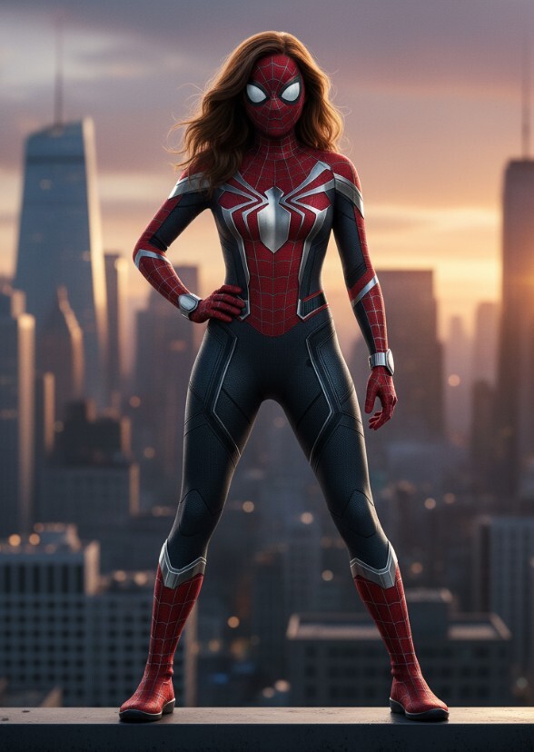Zeyndya as spider woman MJ MCU