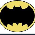 The Dark Knight Returns Yellow Ovaled Bat Symbol