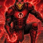 Red Lantern Scorpion (Mortal Kombat)