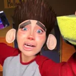 ASMR~ Norman paints your face for the school play 🎨🎭