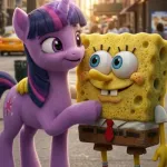 Spongebob Squarepants and Twilight Sparkle (Live-Action)
