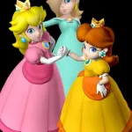 Princess Peach, Daisy and Rosalina