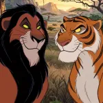 Scar and Shere Khan